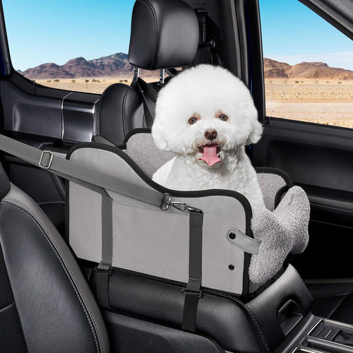Center Console Dog Car Seat,Dog Car Seats For Small Dogs With Soft Mattress,Pet Puppy Cars Seat