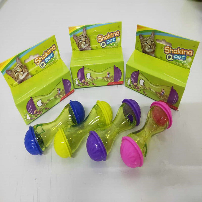 Pet Cat Toy Tumbler Teasing Cat Food Leakage Device