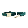 Velvet Pet Collar Traction Rope