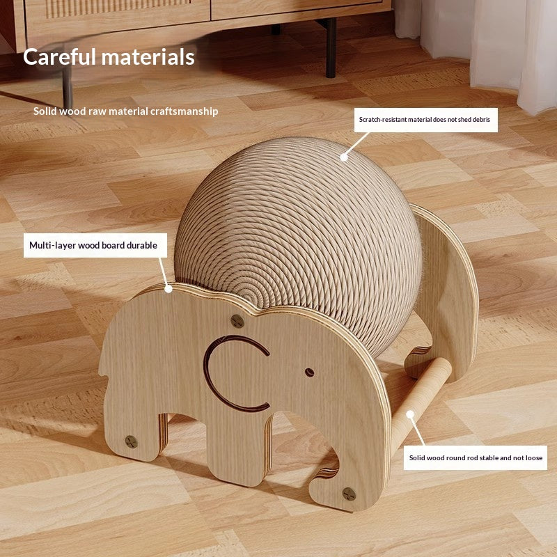 Ferris Wheel Sisal Cat Scratching Ball Roller Vertical Cat