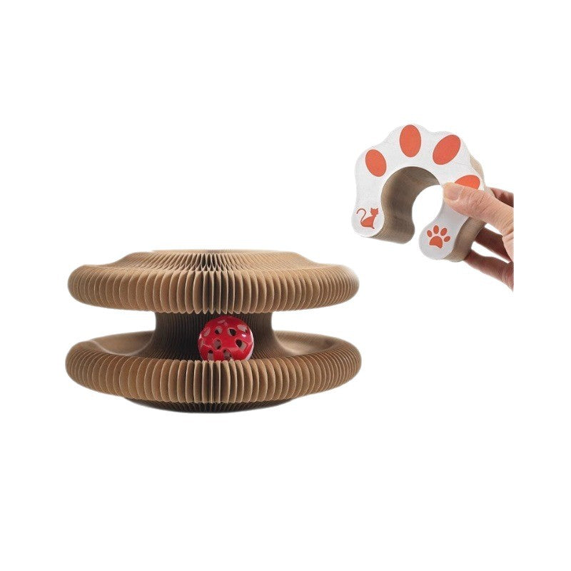Organ Cat Scratch Board Bed, Wear-resistant And Non-flaking Cat Toy, Self-entertaining And Boring, Corrugated Paper Scratch Board, Essential For Cats