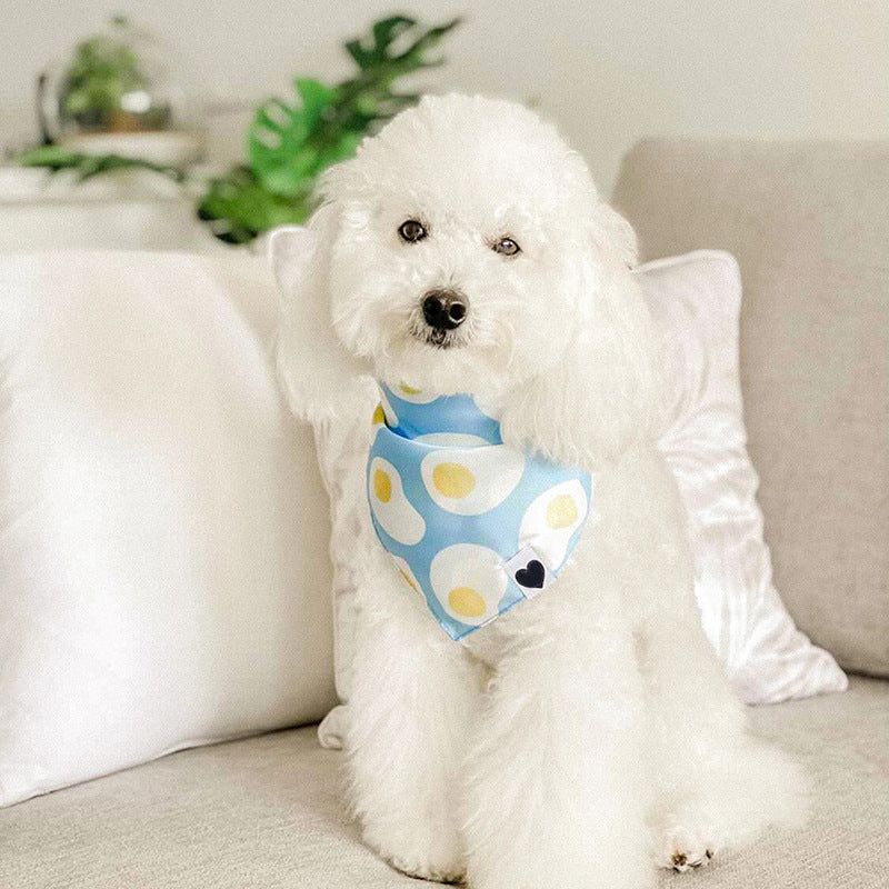 New Pet Saliva Towel Triangle Scarf
