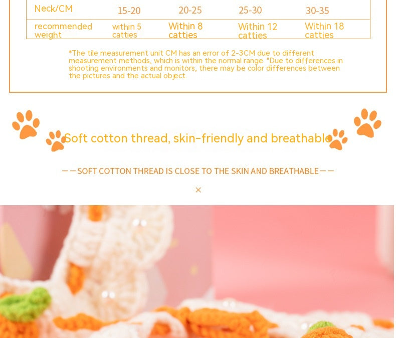 Cat Knitted Scarf Neckband Necklace