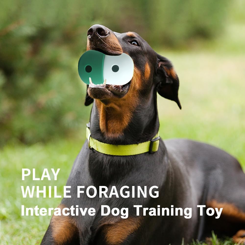 Pet Puzzle Toy Dog Treat Dispensing Cute Puppy Small Medium Dogs Interactive Chase Toy Pet Funny Enrichment Toys Food Ball For Dog Playing Training