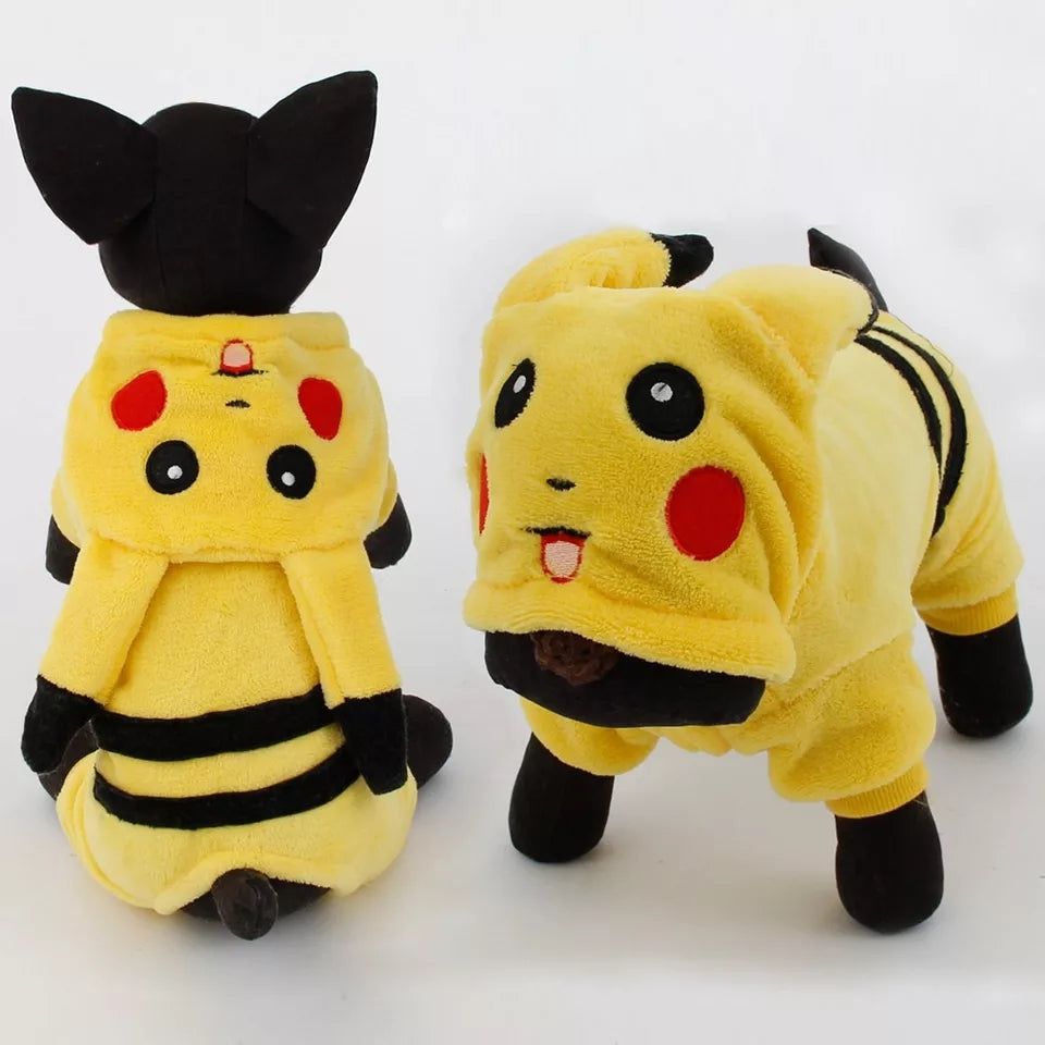 Pet Clothes Autumn Winter Cute Cat Costume Cartoon Cosplay Cat Coat Home Pajamas Hoodie Cat Outfit Kitten Clothes Lovely Fashion