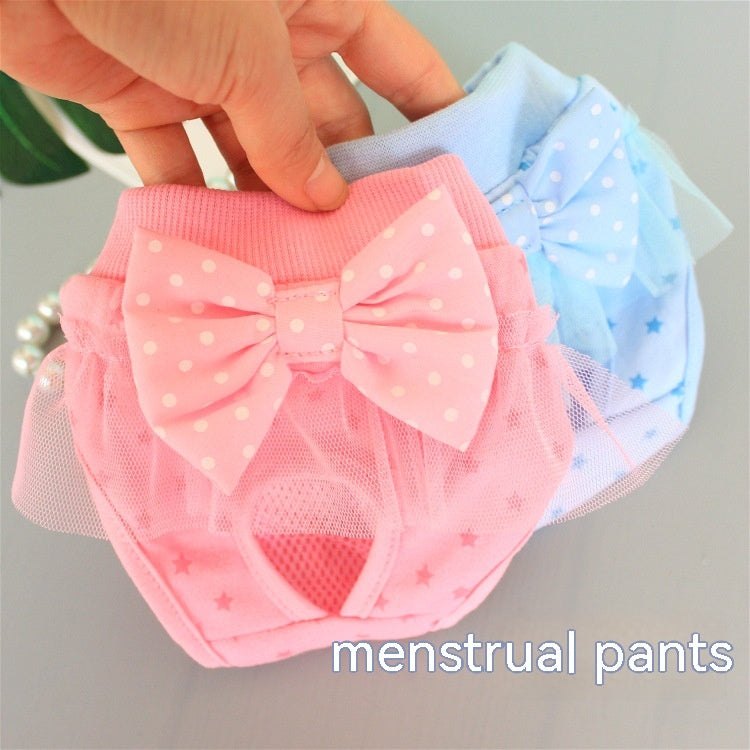 Pet Bichon Poodle Female Canine Menstrual Panties
