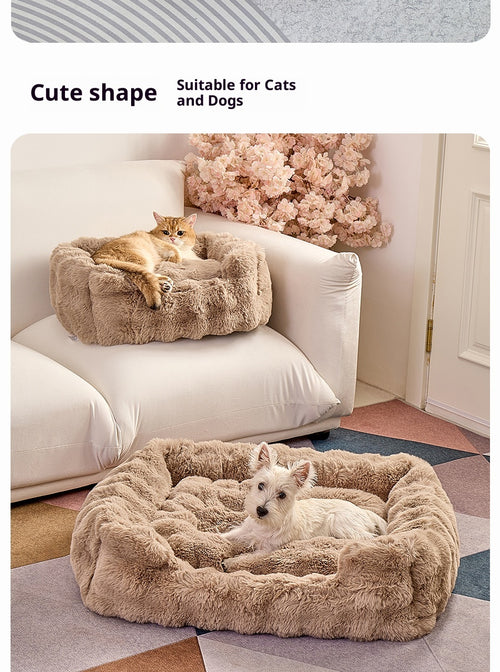 Bubble Plush Square Bed
