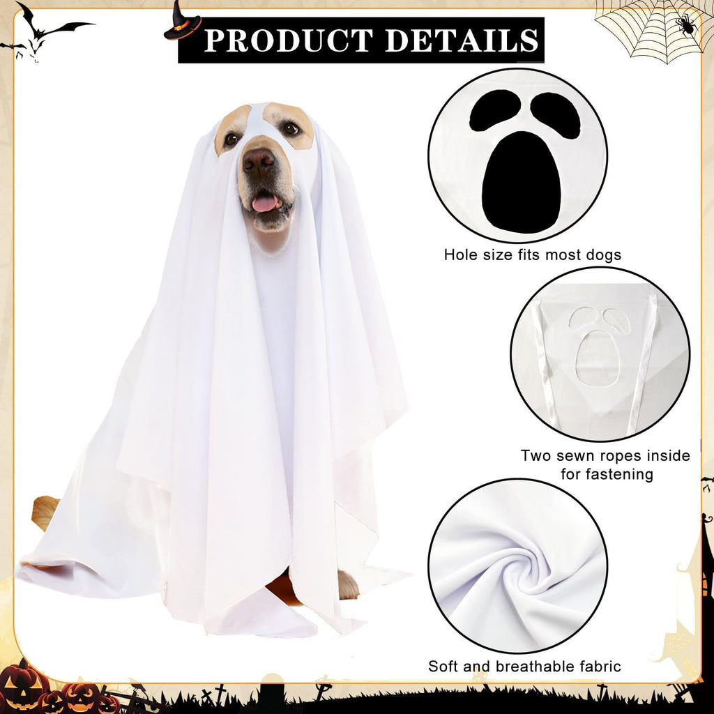 Halloween Ghost Costume Props and Decorations - Party Supplies for Holiday Festival Home Decoration