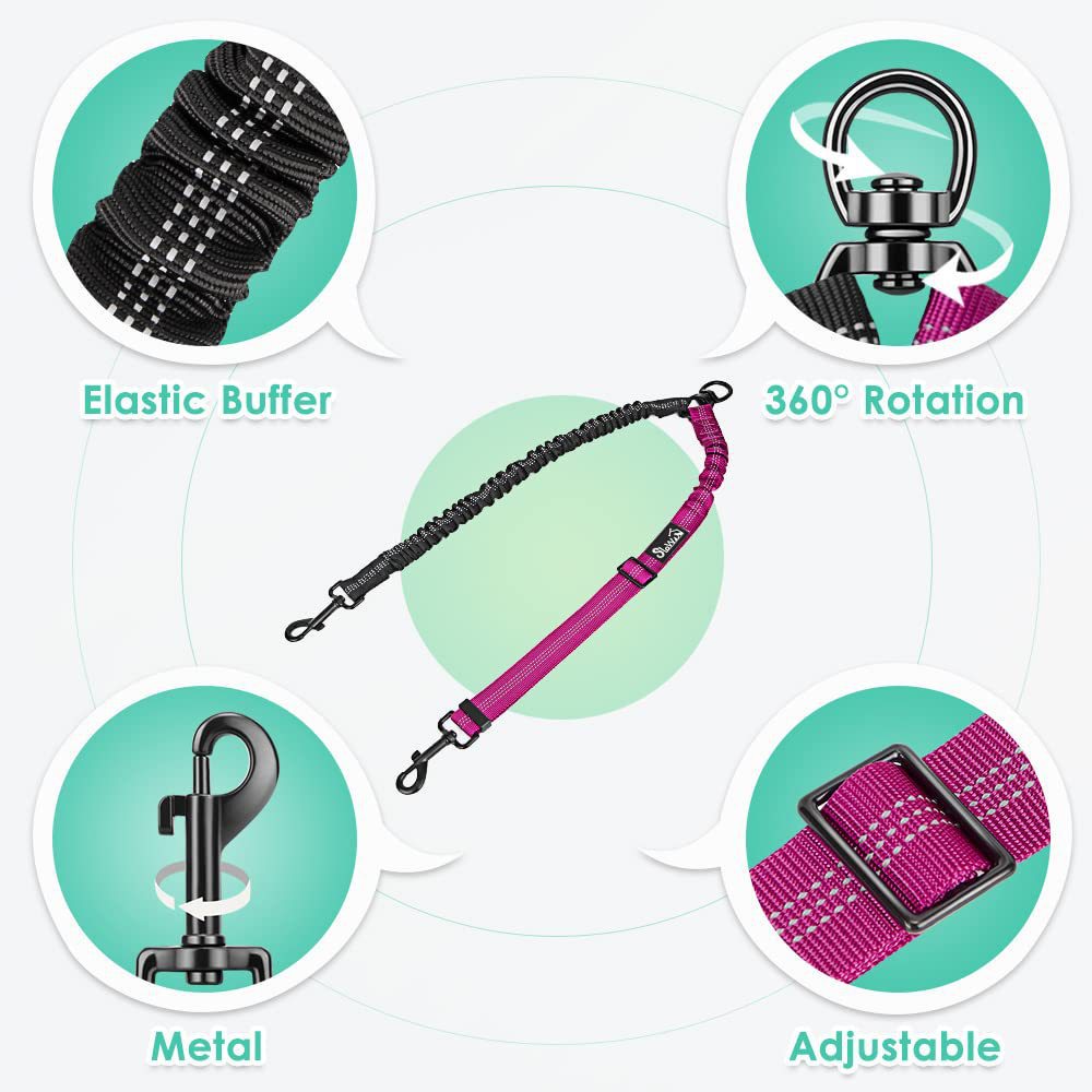 New Product Explosion-Proof Dog Chain One To Two Medium-Sized Dog Cute Traction Rope Dog Walking Rope Retractable