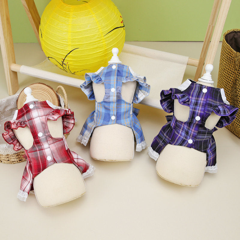 Pet Summer Thin Cat Dog Clothes Skirt