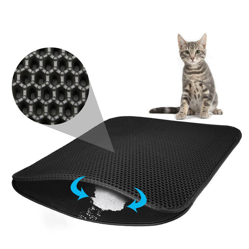 Double Layer EVA Splash-proof Cat Litter Filter Pad