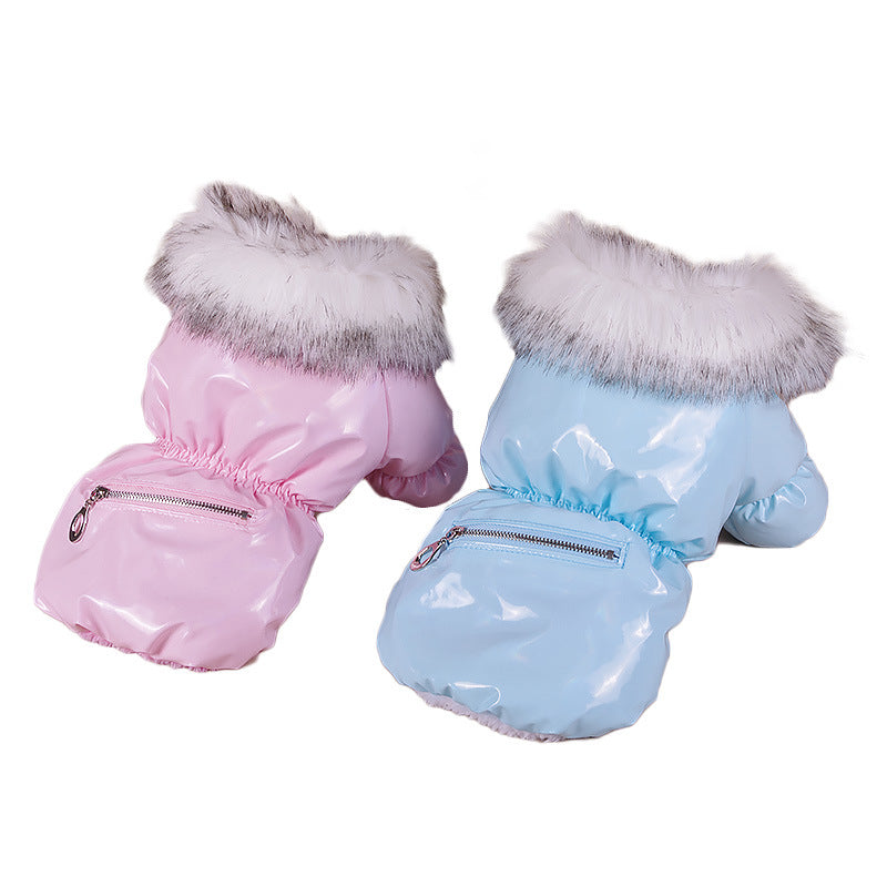 Puppy Cute Padded Down Jacket Keeps Warm In Winter