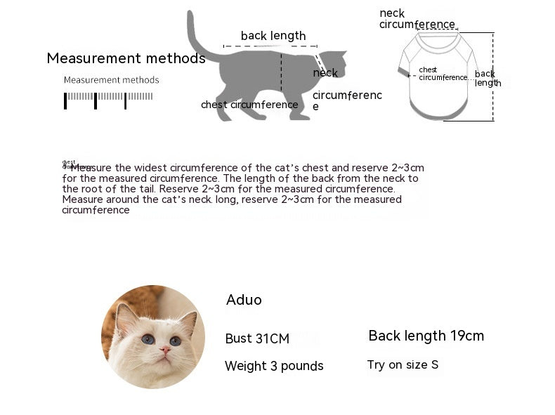 Casual Simple Solid Color Pet Sweater Warm Cat Anti-lint Clothes