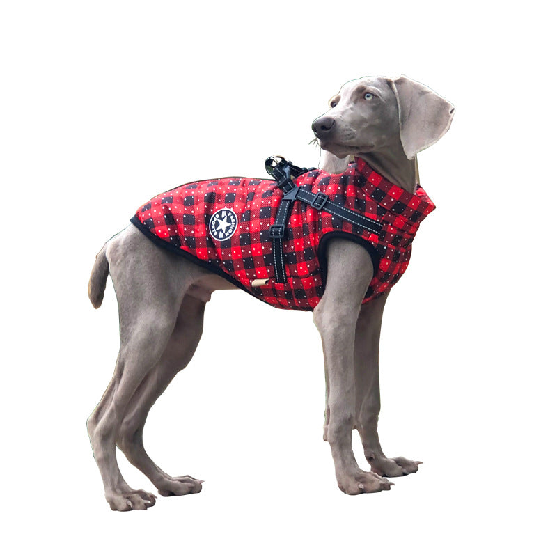 New Pet Reflective Cotton-padded Coat