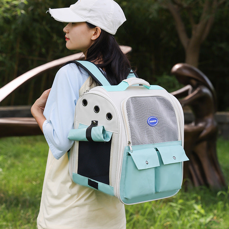 Portable Breathable Backpack For Pets