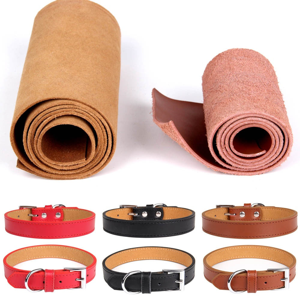 Cat Collar Cowhide Necklace For Small Medium And Large Pets