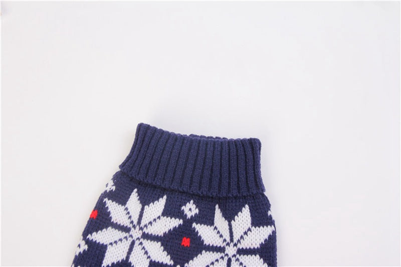 Christmas Reindeer Maple Leaf Snowflake Holiday Pet Clothes