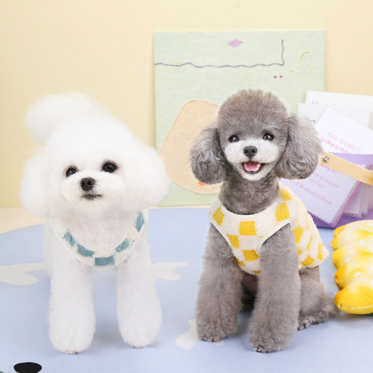 Autumn And Winter Dog Clothes Pet Velvet Thermal Vest