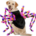 Halloween Luminescent Spider Decorative Pet Dress Up Props Kitten Big Dog Dress Up Costume