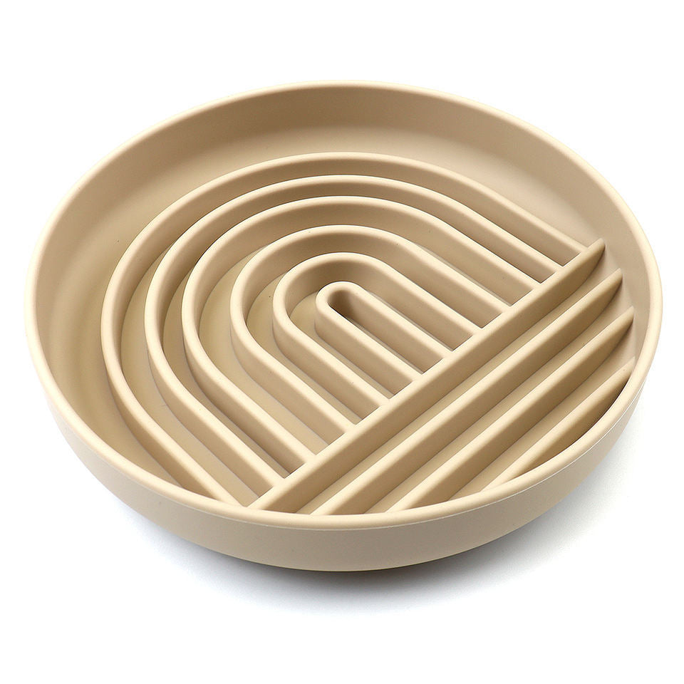 The Slowdown Bowl Silicone Slow Feeder For Dogs Puppies Slow Eating Modern Lick Mat Design Reduces Gulping Dishwasher Fit For All Breed Mealtime