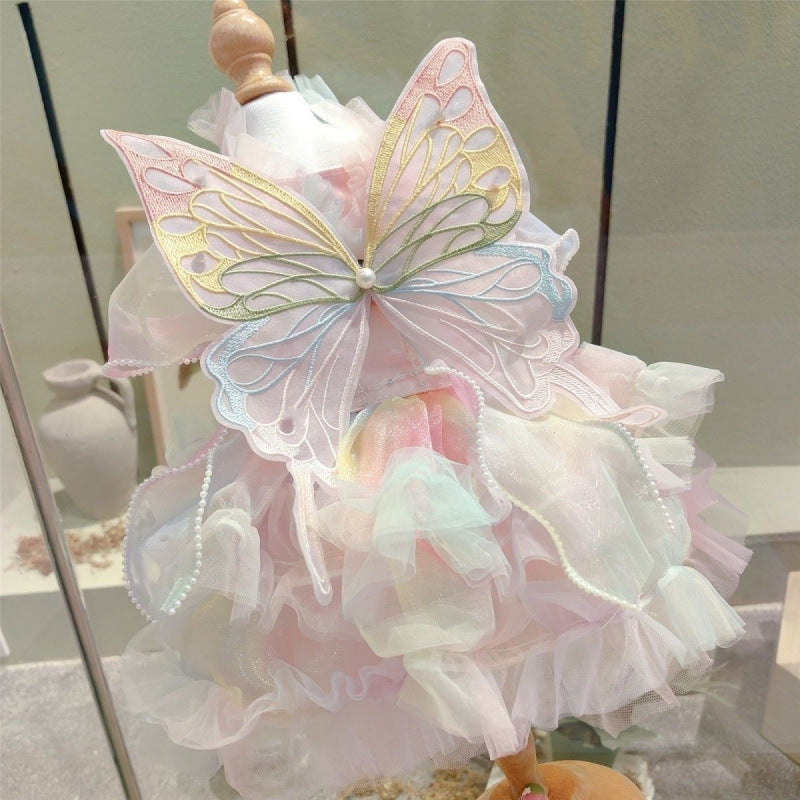 Girls Fashion Personality Butterfly Wings Dress