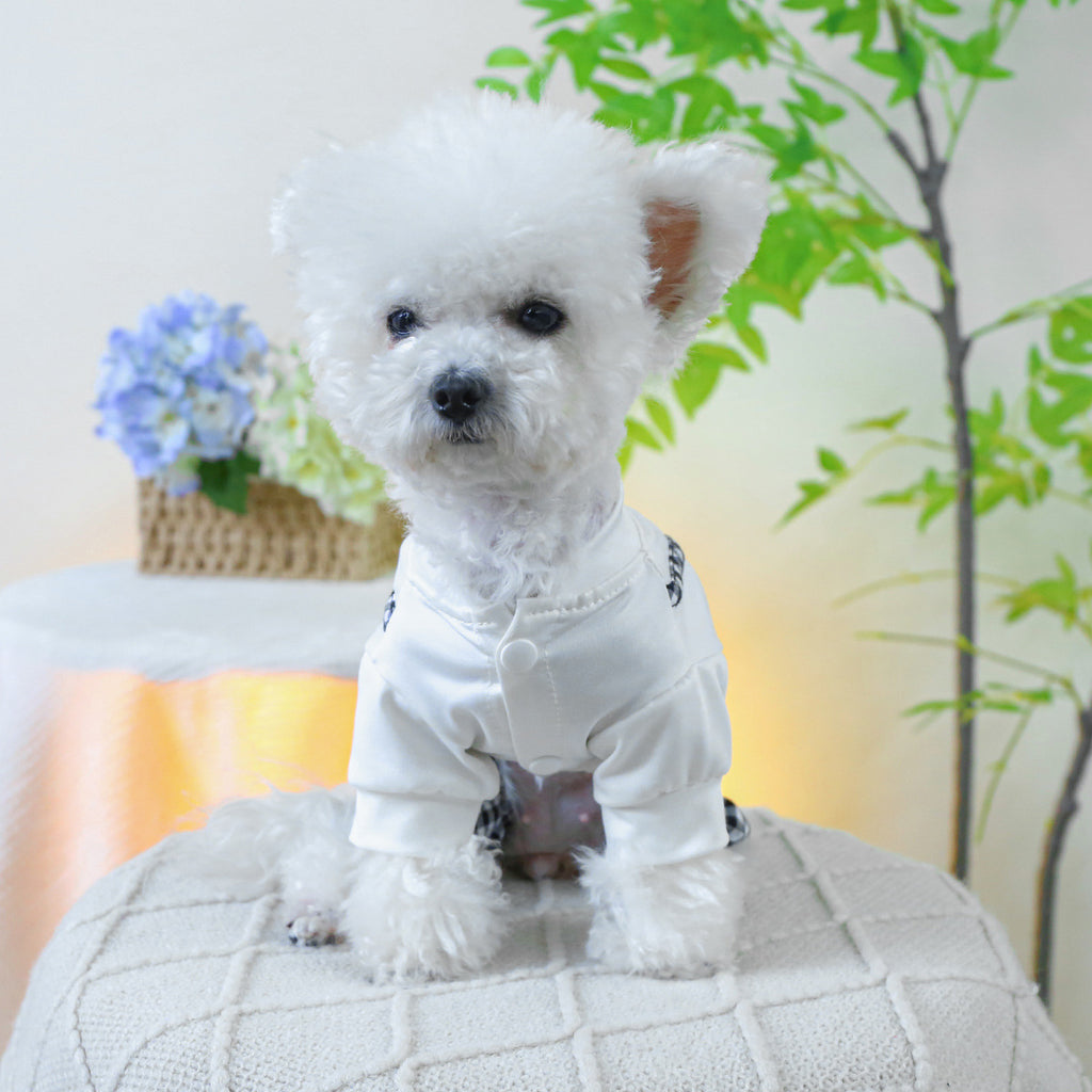 Fashion Personalized Pet Dog Plaid Overalls
