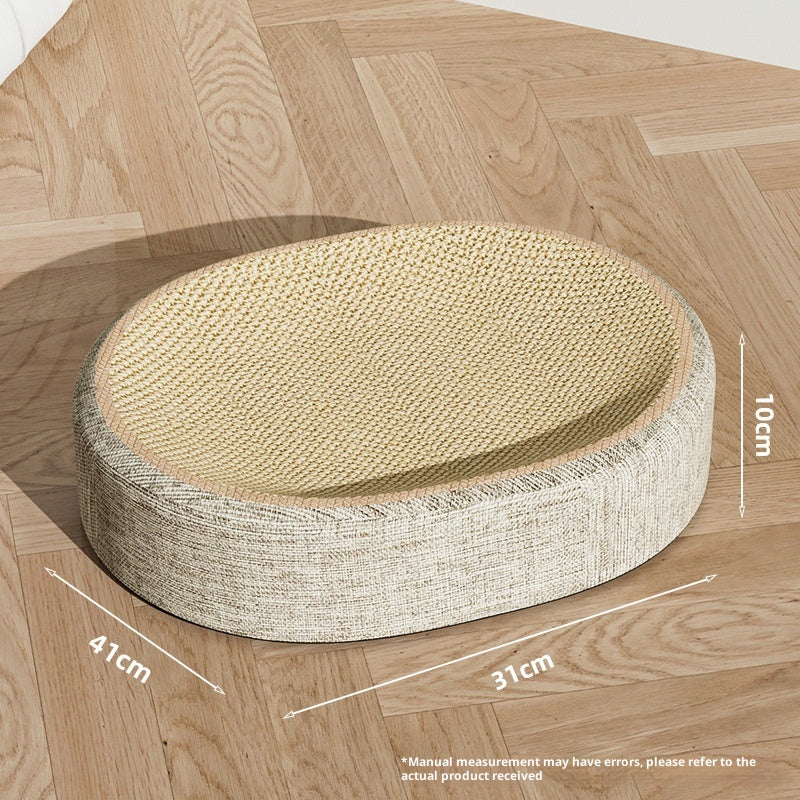 Integrated Elliptical Wear-resistant Cat Scratching Board