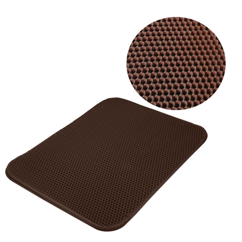 Double Layer EVA Splash-proof Cat Litter Filter Pad