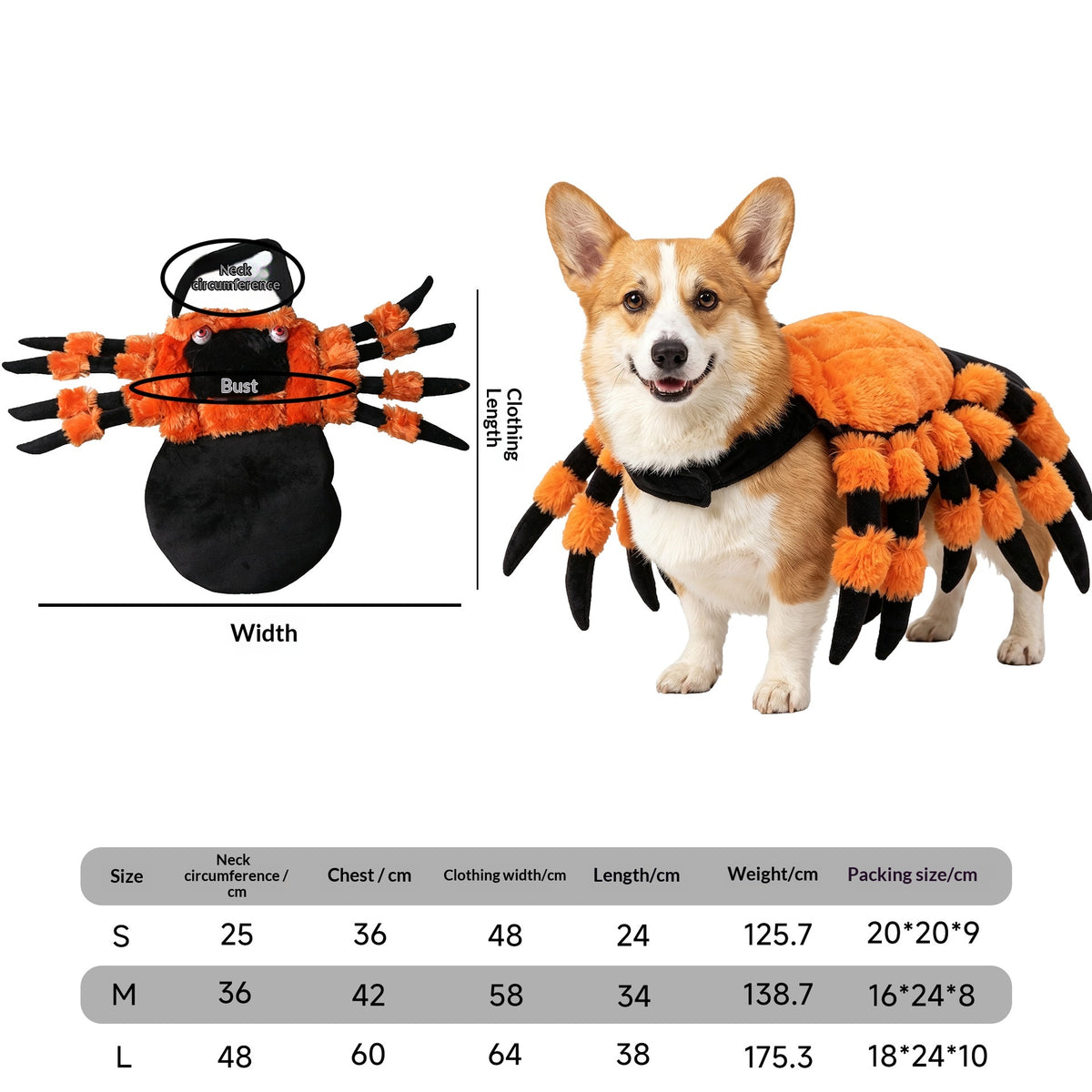 Pet Costume Cat Transformation Funny Holiday Dress-Up Outfit