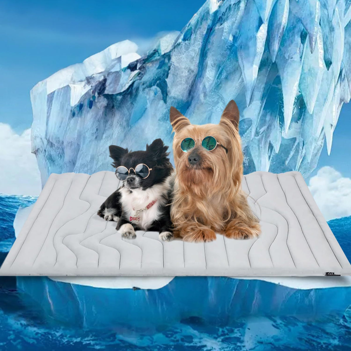 Pet Ice Mat Summer Dog Cat Cool Pad Mattress Heatstroke Prevention Cooling Pet Cold And Warm Dual-purpose Pad