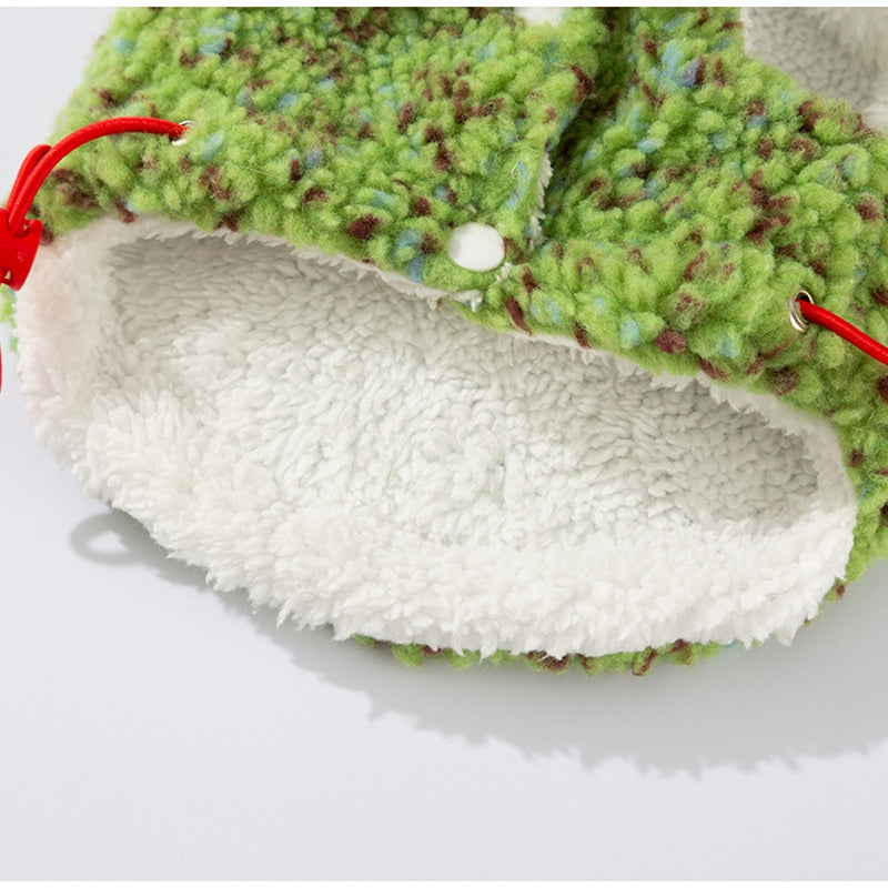 Christmas Dog Clothes, Warm And Thick Autumn And Winter, With Colorful Dots That Can Lead Small And Medium-sized Dogs, Two-legged Clothes, Pet Cat