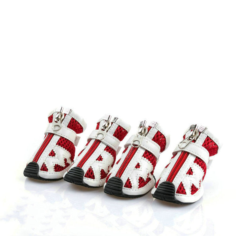 Fashion Pet Mesh Breathable Shoe Sticker M Type