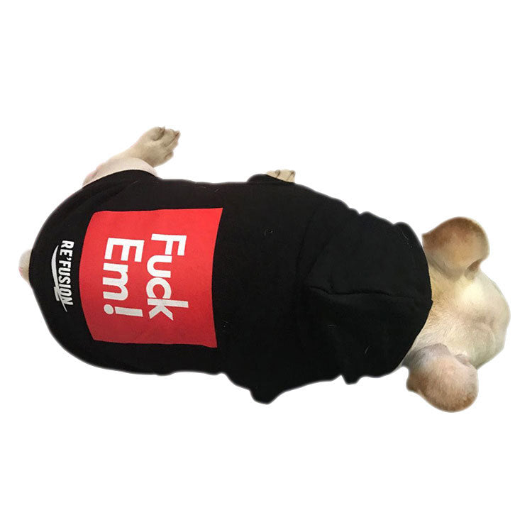 New Wool Pull Frame Alphabet Dog Clothes
