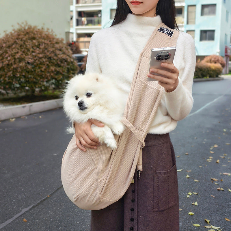 Crossbody Cat Bag Large Capacity Outing Portable Pet Bag
