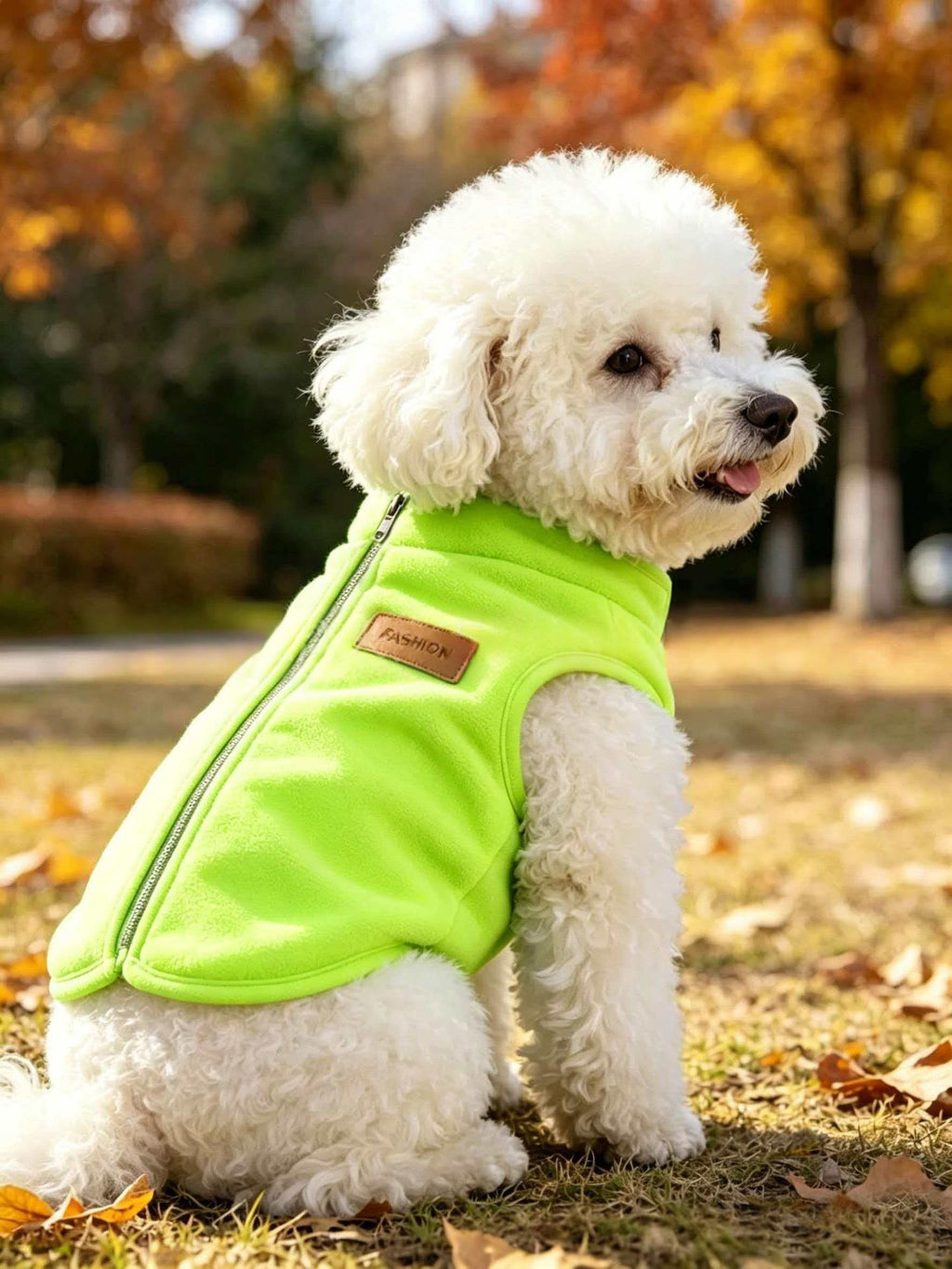 Dog Suede-lined Warm Sleeveless Vest