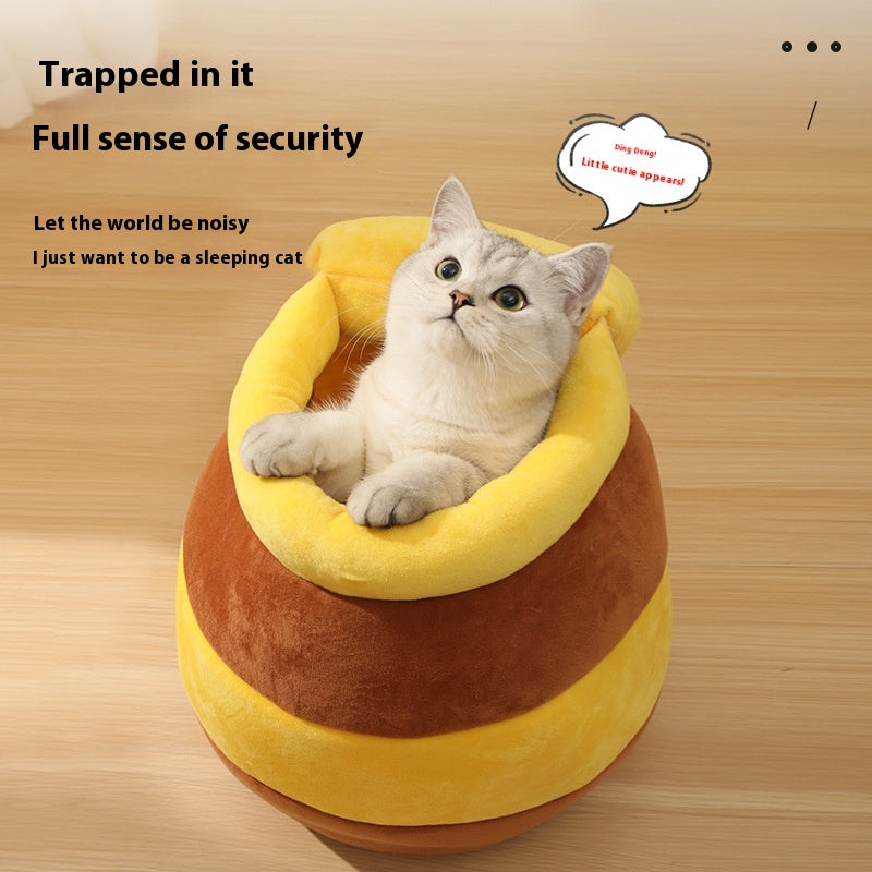Honey Pot Cat Nest Pet Warm House