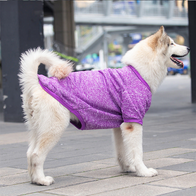 Large Size Dog Autumn Winter Sweater In The Body For Warmth