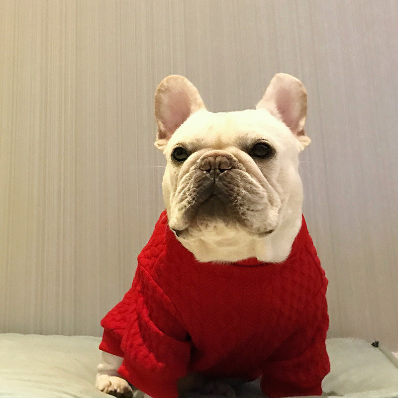 Thick Solid Color Sweater Pullover Sweater