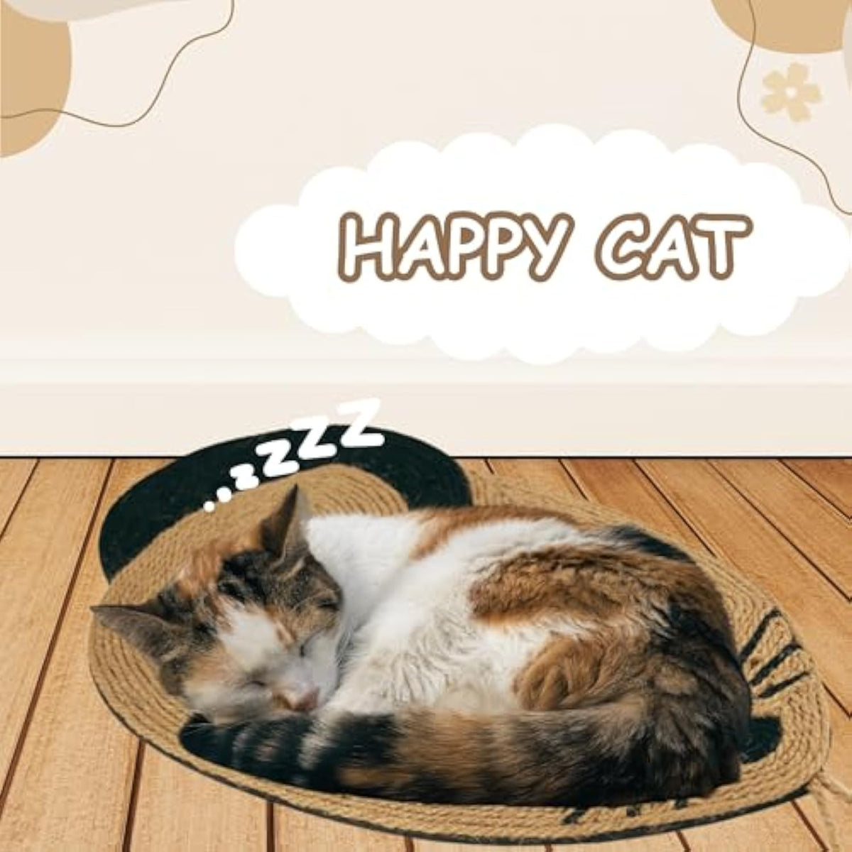 Cat Scratch Pad Made From Sisal Material Comfortable Cat Scratchers For Indoor Cats With Attractive Mouse Shape Cat Scratching Board As Furniture