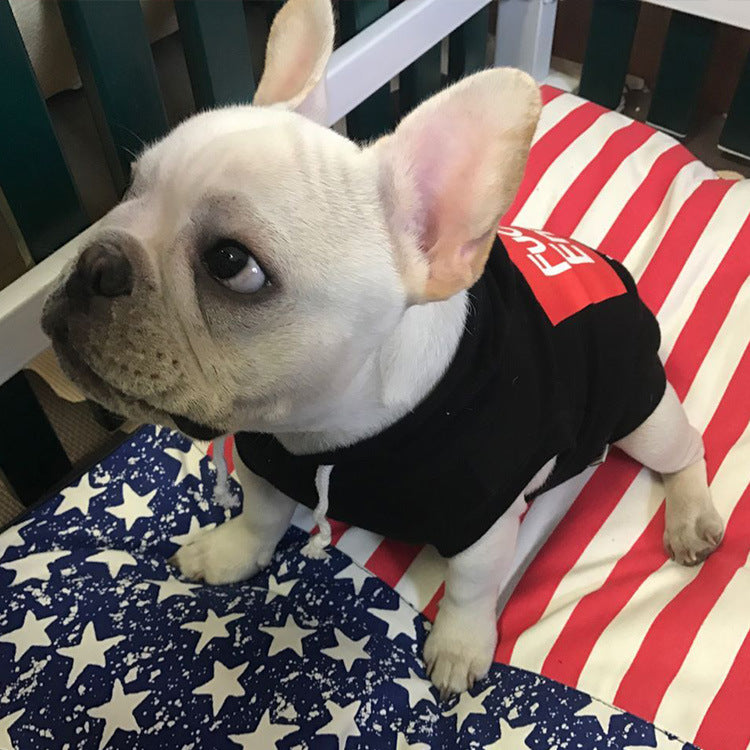 New Wool Pull Frame Alphabet Dog Clothes