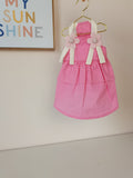 Sphynx Cat Cotton Summer Dress with Floral Accent Straps
