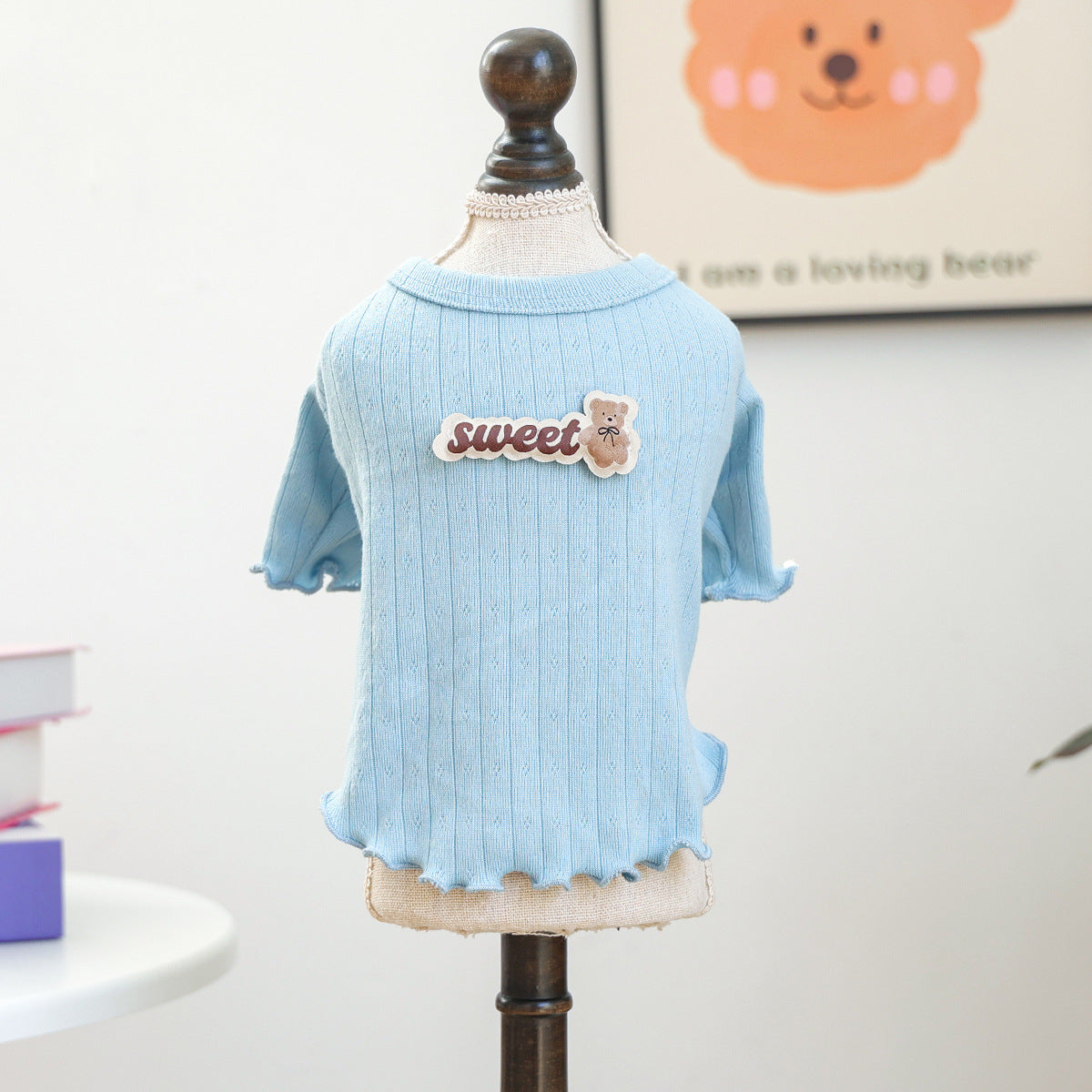 Comfortable Knitted Bear Sweater For Small Dogs