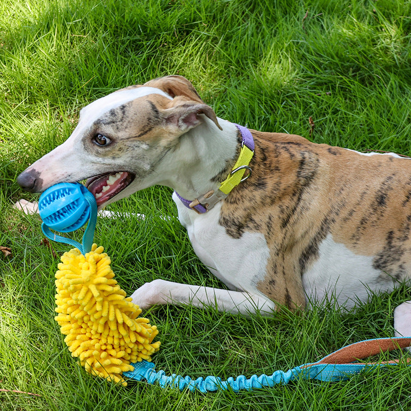 Cord Teether Bends And Hitches Bite-resistant Tug-of-war Woven Bends And Hitches Interactive Relieving Stuffy Pet Toy