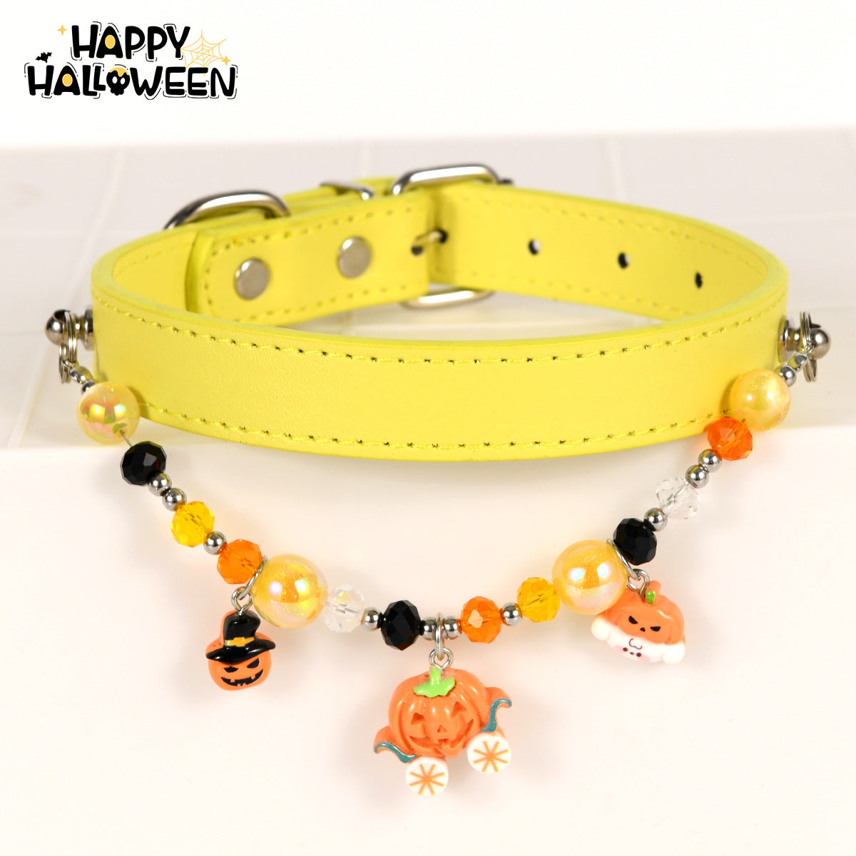 Cat Collar Niche Accessory Halloween Necklace With Beaded Embellishments