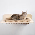 Wall-mounted Multifunctional Xilan Pine Solid Wood Suspension Bridge With Continuous Jumping Cat Nest