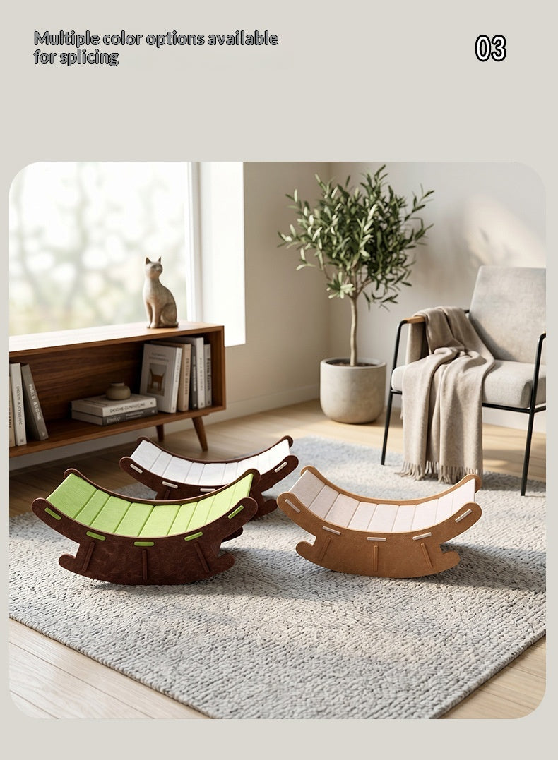 Cat & Dog Rocking Chair Scratcher, Wear-Resistant & Durable