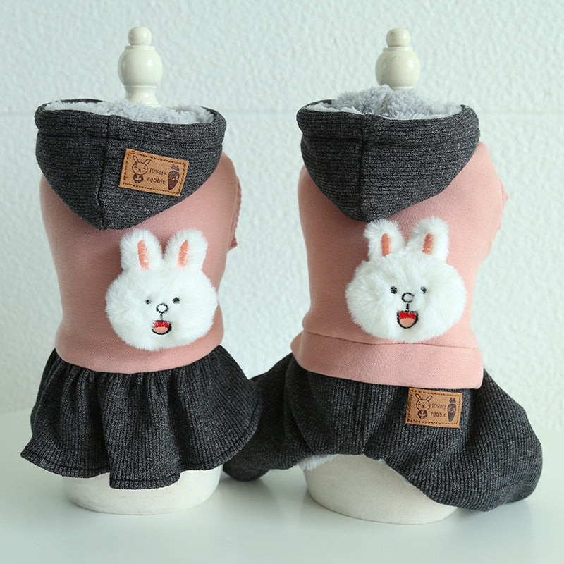 Lesser Panda Star Grid Pet Dog Clothes