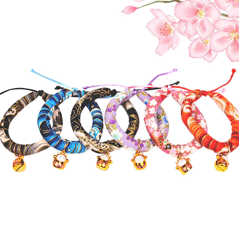 Japanese Style Cartoon Bell Pet Collar