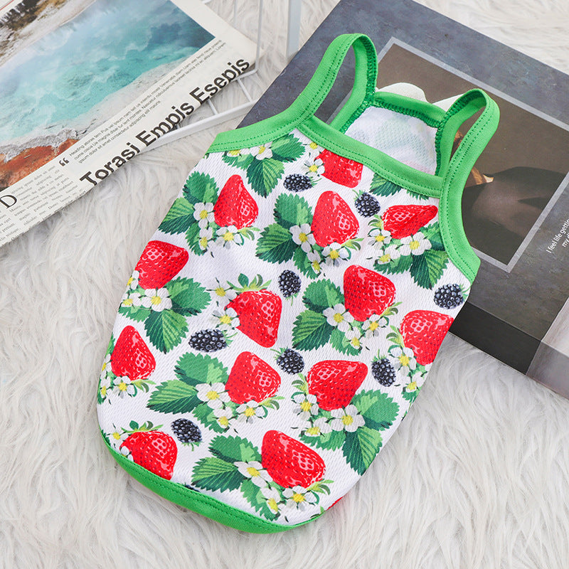 Avocado Summer Outdoor Breathable Sling Vest For Dogs