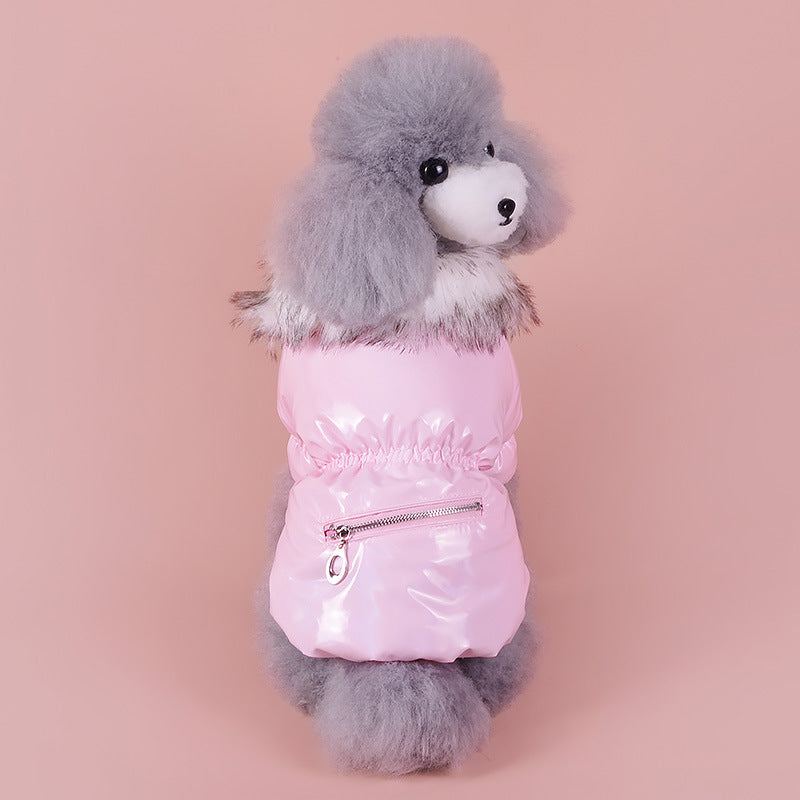 Warm Pet Autumn And Winter Thickening Puppy Down Jacket